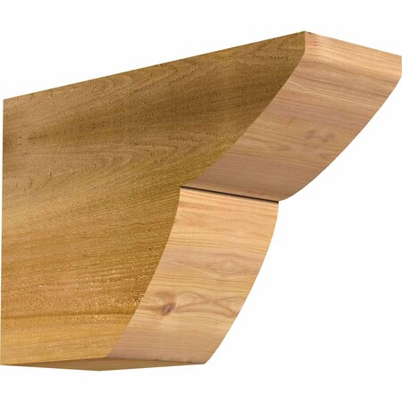 Ekena Millwork Crestline Rough Sawn Rafter Tail, Western Red Cedar, 6"W x 12"H x 18"L RFT06X12X18CRE00RWR